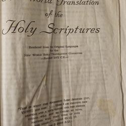 Holy Scriptures  Watchtower 1971