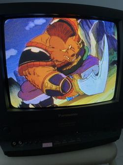 Panasonic Omnivision PV-M1348 CRT 13” TV VCR Combo FM Radio Vintage Gaming