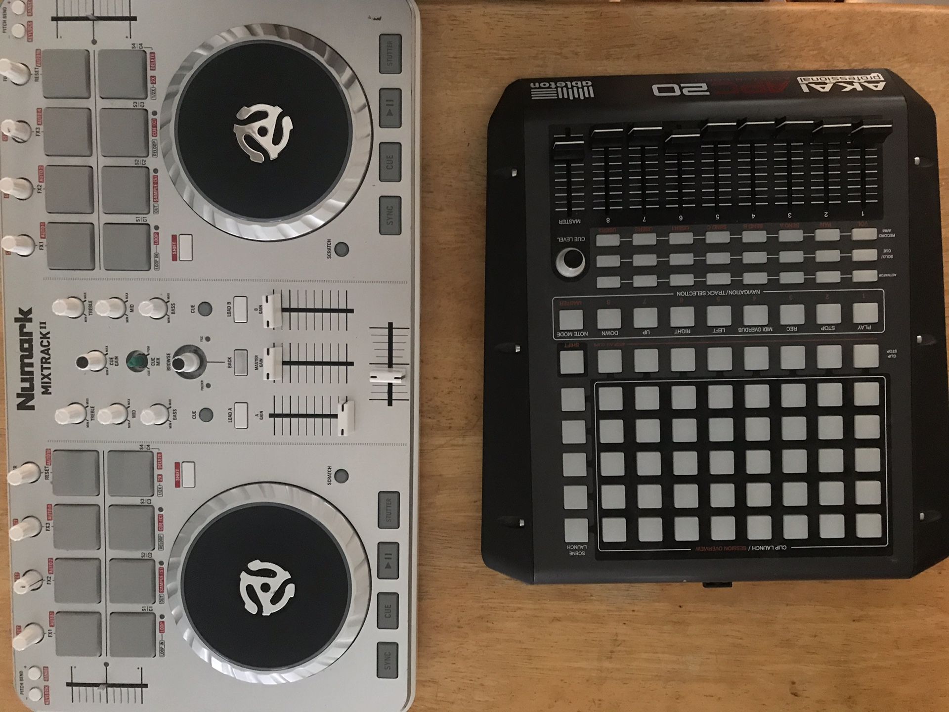 DJ beginners kit Numark and Akai APC 20