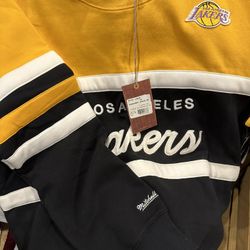 Mitchell & Ness Lakers Crewneck 2XL