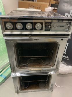 Vintage Jenn-Air Double Wall - Stainless Steel Built in oven