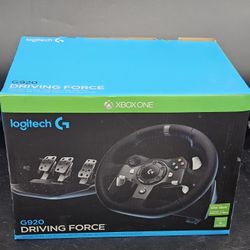  Xbox Series X|S One & PC Logitech G920 Driving Force Racing Wheel And Pedals