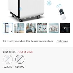 Open Box, W Warranty 10,000 BTU Portable AC Unit