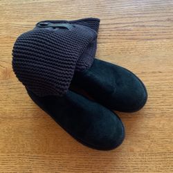 Uggs Black High Top Cloth 10