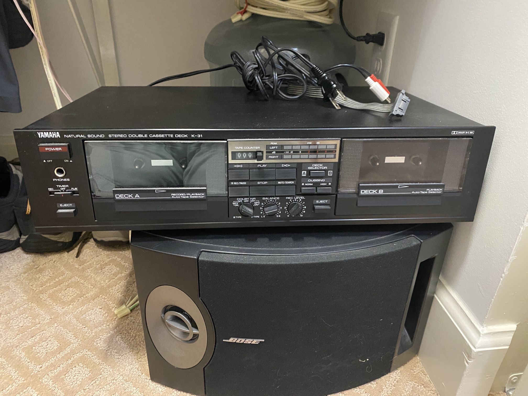 Yamaha Double Cassette Player