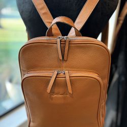 BOSTANTEN Genuine Leather Backpack Purse Casual College Travel Bags for Women-77469