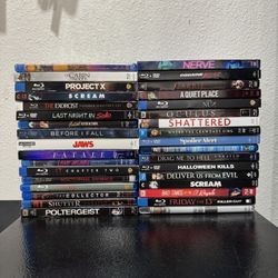 Blu-ray lot (mostly horror movie blurays) + $5 Each + Read description🎃