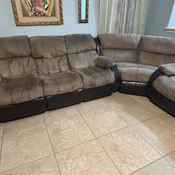 Juego De Sala Reclinable 