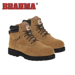 Brahma Men's Alpha Waterproof 6" Steel Toe Work Boots. Size 7.5