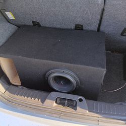 Audiopipe Txx 8inch Subwoofer With Custom Spec Enclosure 
