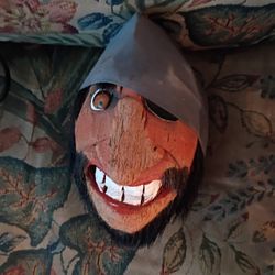 Hand Carved Mexican Head 