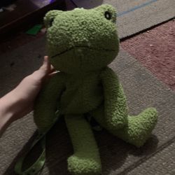 Cute Frog Plush Bag