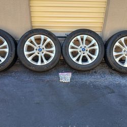 Original Wheels & Set Of Used 4 Michelin Tires