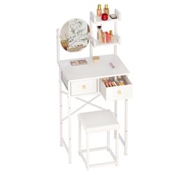 Kids vanity with chair