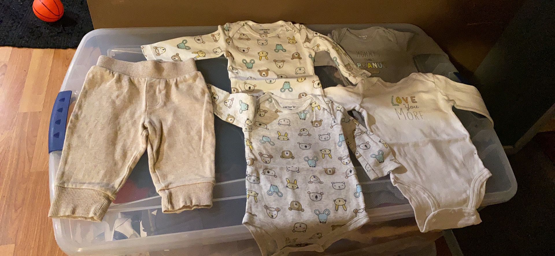 Baby boy Size 3 or 3-6 months clothes