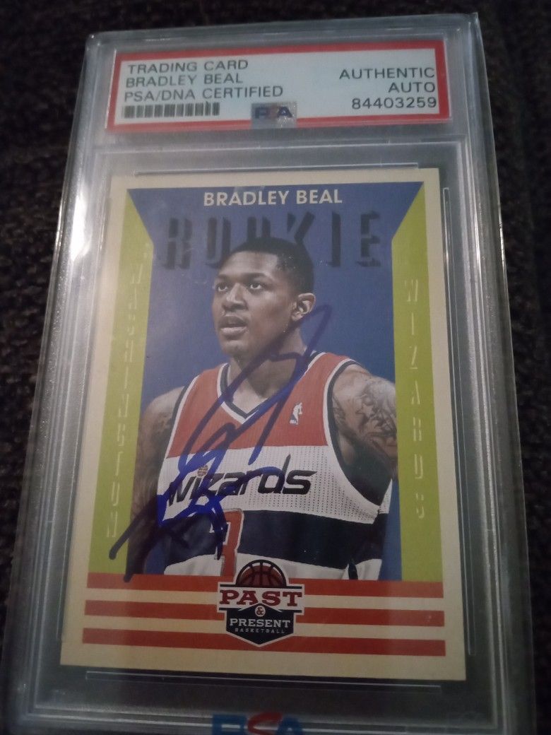 Psa/Dna Autographed Bradley Beal Rookie Card