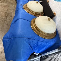 Antique Lights, Speaker And Furniture Used