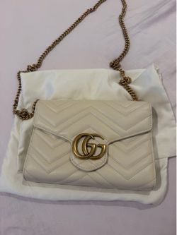 GG Marmont wallet on chain