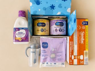 Assorted baby bottles box
