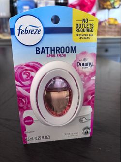 Febreze Bathroom Air Freshener April Fresh with Downy No Outlets