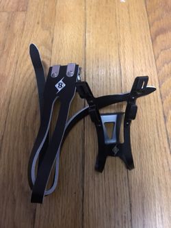 Origin 8 pedal cage and strap combo