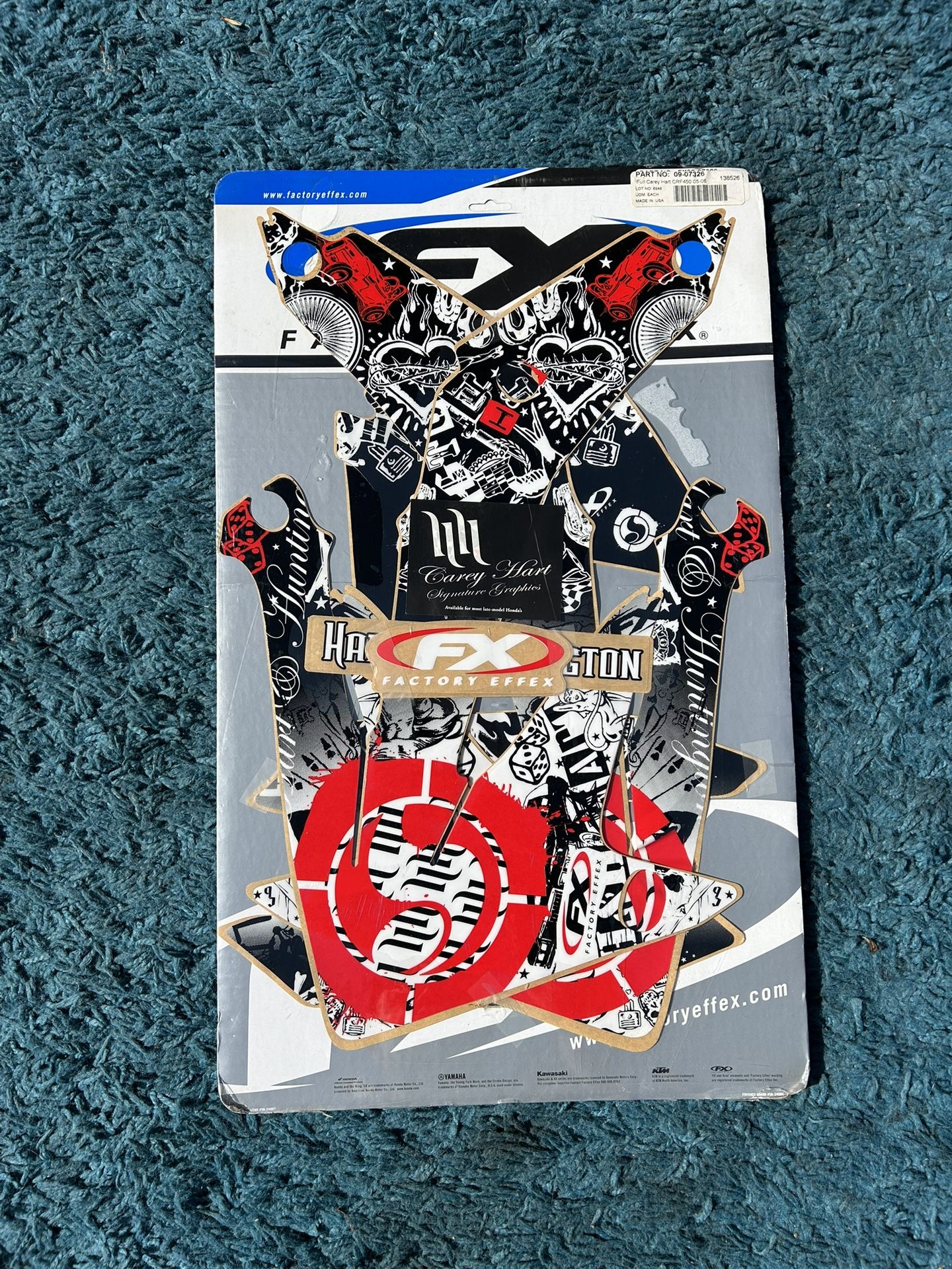 Carey Hart Motocross Collectible Graphics Set
