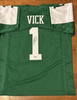 Michael Vick Signed Jets Jersey #1