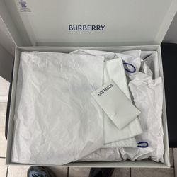 Burberry Women Rubber Highland Rubber Mule On Rubber Sole 