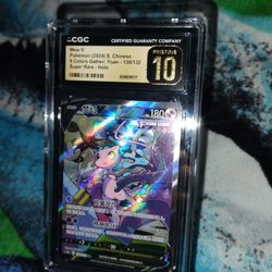 Pokémon CGC 10 Pristine Mew VSR 2024 138\132 Super Rare Holo Slab