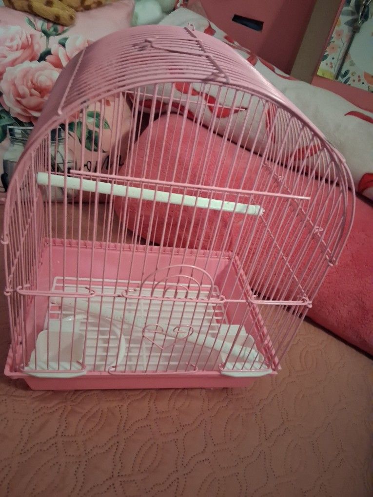 Pink Small Bird Cage $15.00