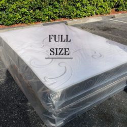 NEW FULL-SIZE MATTRESS & BOX SPRING - 2PC
