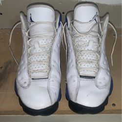 Blue And White Jordan 12’s Size:10