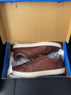 Mens Shoes, Vince Camuto Leather Fashion Sneakers, Like New, Size 12