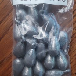 1 Oz Bell Sinkers Pack Of 20
