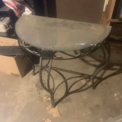 Glass Entrance Table 
