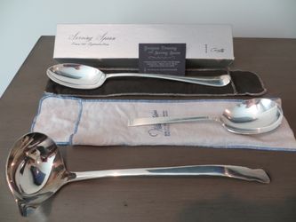Silver Plated Serving Spoons