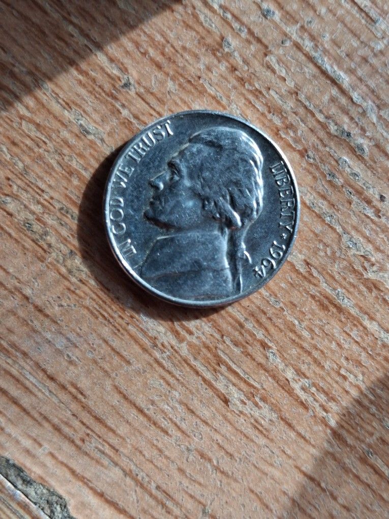 1964 Jefferson Nickle Error