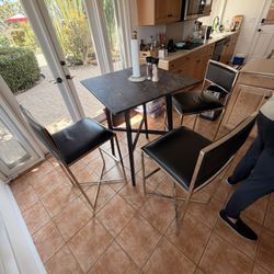 High Top Table And One Chair