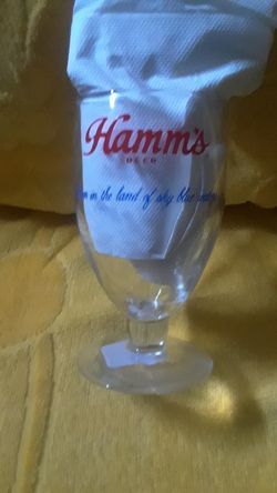 HAMM'S BEER GLASS