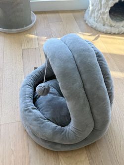Cat Bed / Pet Bed with Hanging Toy - $3