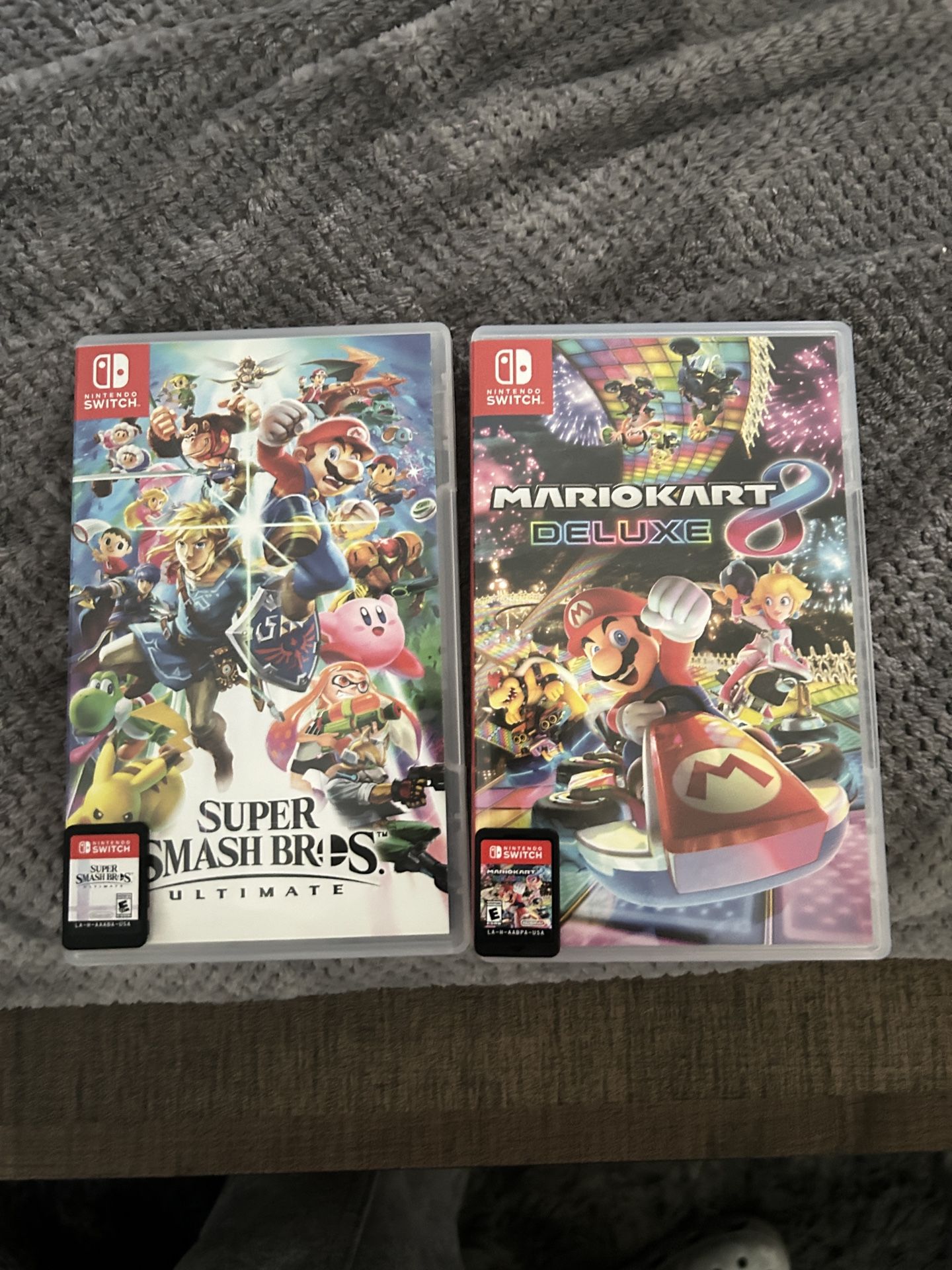 Super Smash Bros. Ultimate & Mario Kart Deluxe 8 Deluxe- Nintendo Switch