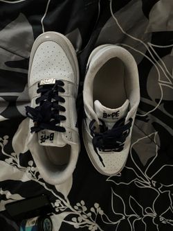 BAPE Bapesta Low-top White/blue/grey