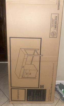 Brand New Desk With Mobile file Cabinet