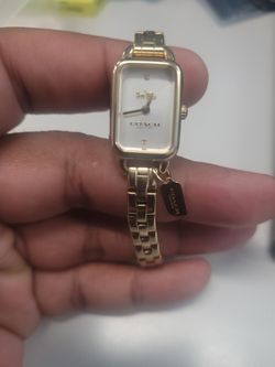 COACH Women's Cadie Gold-Tone Stainless Steel Watch