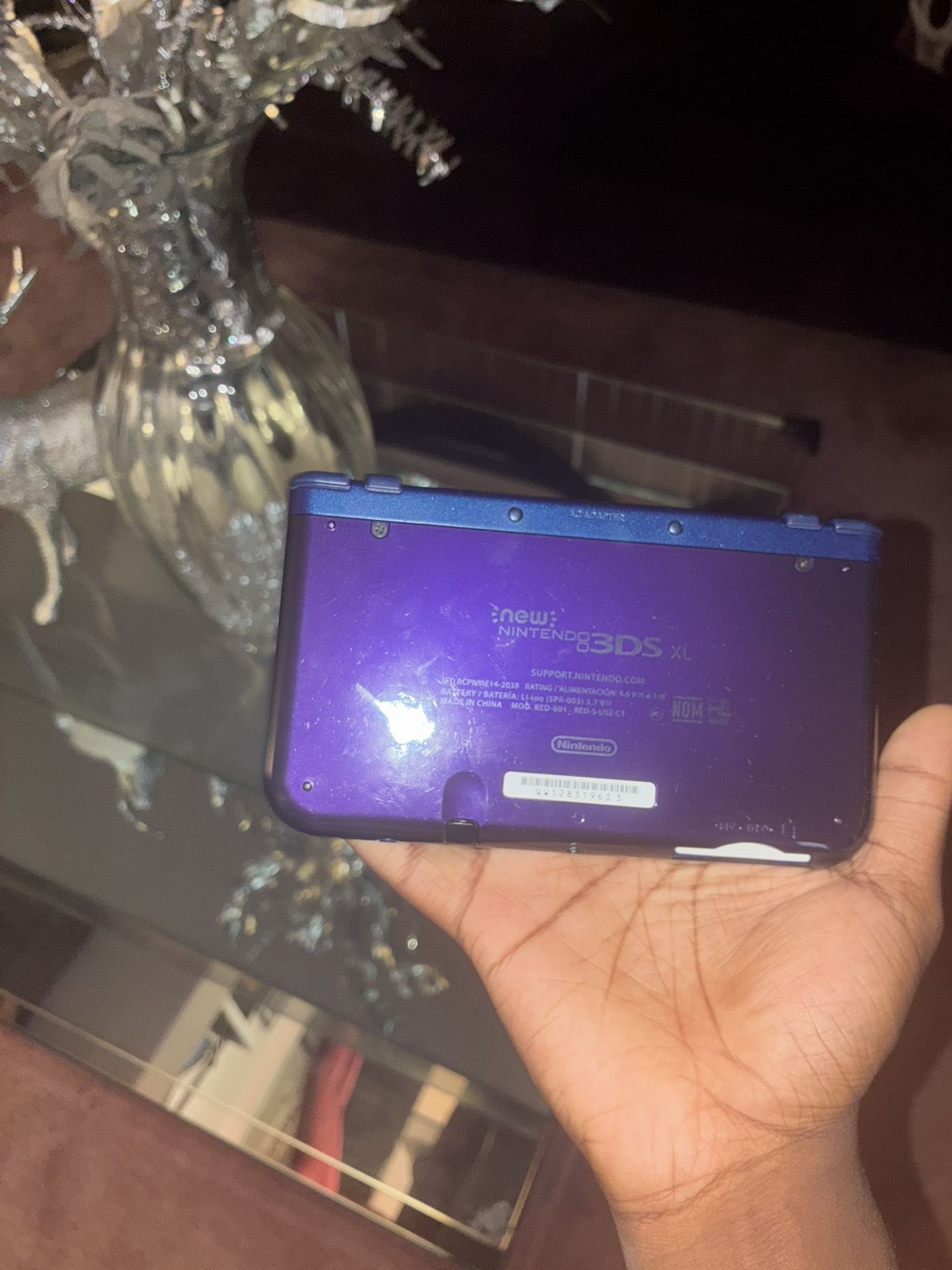 Rare Limited Edition Galaxy Nintendo 3DS XL – Fully Working + Charger + stylus