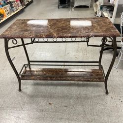 Set of 3 Black Sunset Trading Tiffany Bar with Built-In Wine Rack & Two Stools 24"

