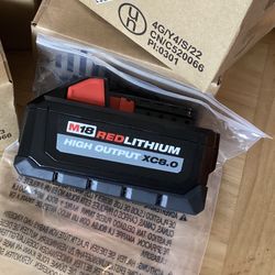 Milwaukee M18 HIGH OUTPUT 8.0 Battery.  Brand NEW.  NUEVO.