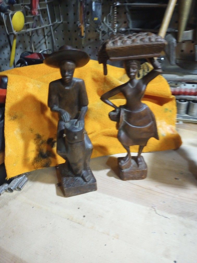 F. Simeon Hand Carved Figures
