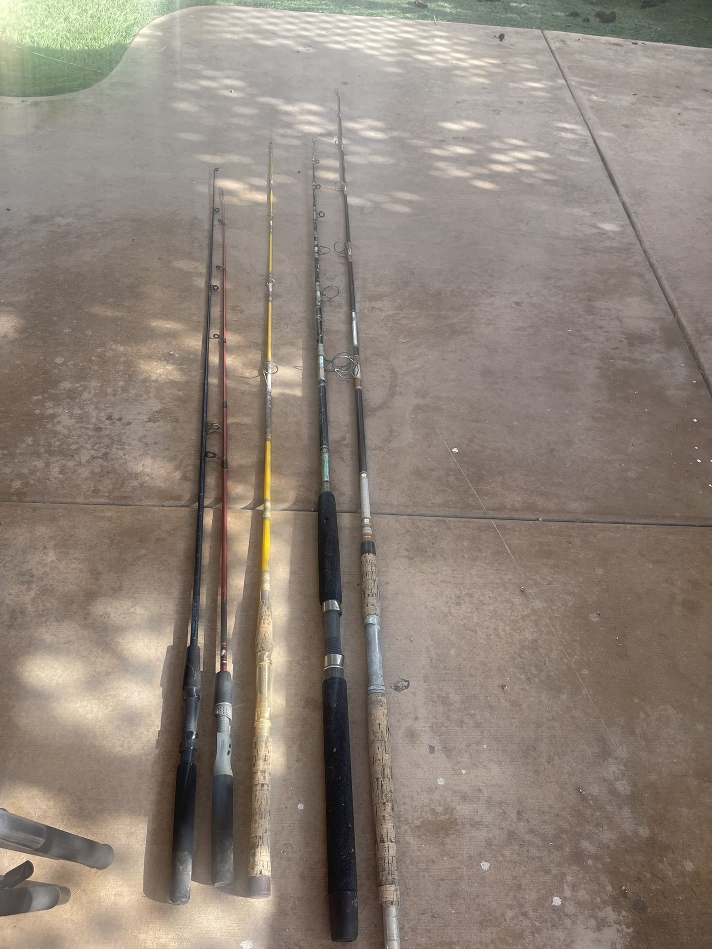 Fishing Rods $15!! Each Moving so need to sale