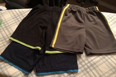 3 Pairs Toddler Gym Shorts - Size 4T
